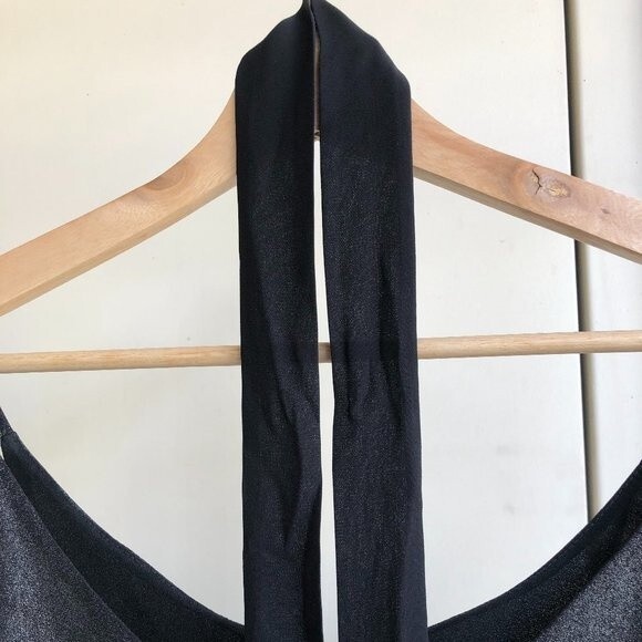 Zara Top With A Bow - Silver - Size XS - Picture 8 of 9